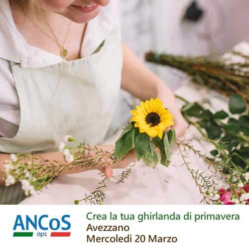 Crea la tua ghirlanda di fiori con ANCoS Avezzano e Rossana Fina