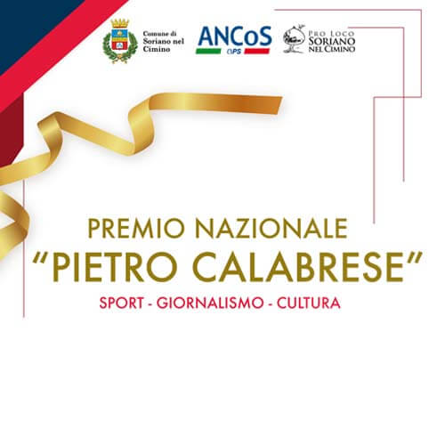 Premio Pietro Calabrese finanziato con i fondi 2x1000 ANCoS