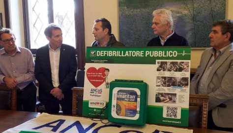 consegna defibrillatore mantova