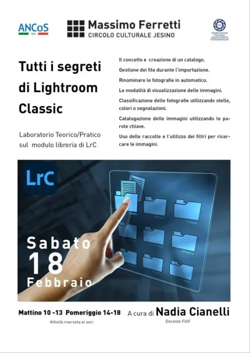 programma corso lightroom