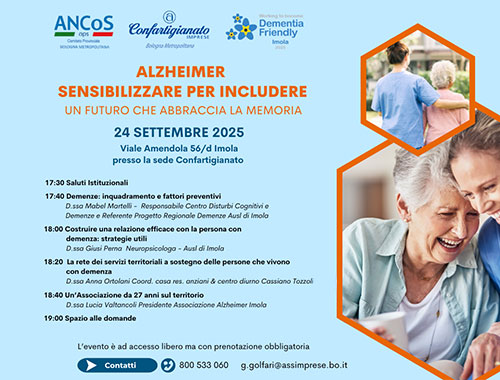 Alzheimer convegno sensibilizzare includere a Imola 2025