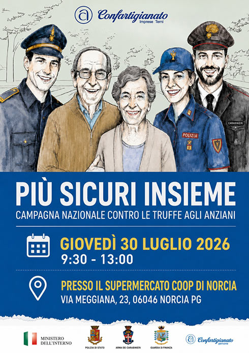 ancos terni a norcia più sicuri insieme
