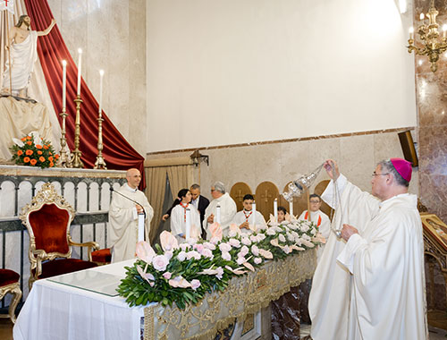 benedizione palermo chiesa santa maria addolorata