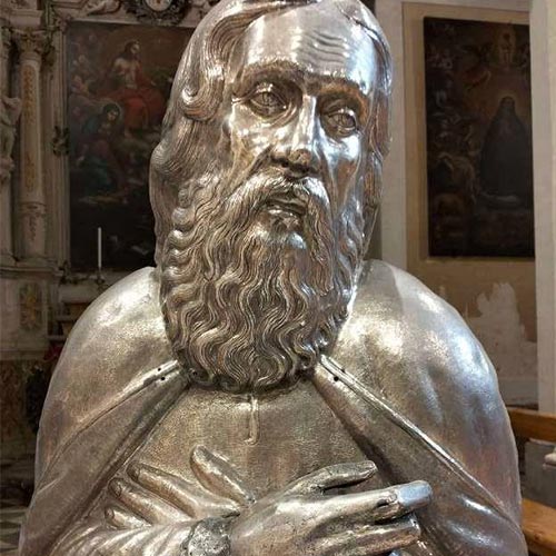 restauro busto argenteo san guglielmo scicli ragusa