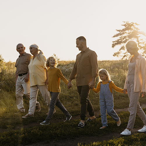 camminata della famiglia progetto sociale inclusione ancona