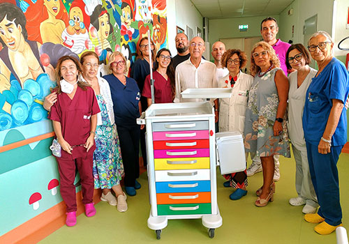 carrello pediatrico lecce