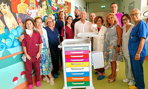 carrello emergenze pediatriche donato ospedale lecce