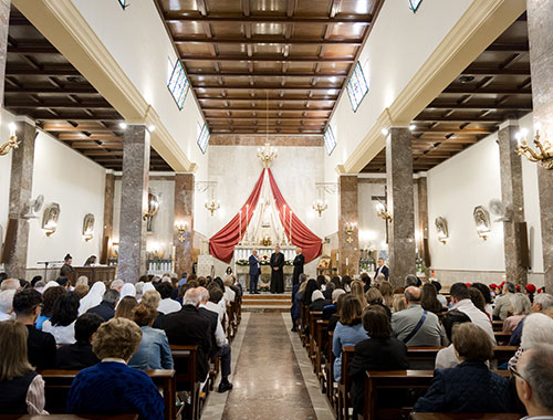 inaugurazione chiesa santissima maria addolorata