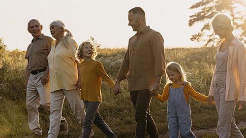 camminata della famiglia progetto sociale inclusione ancona