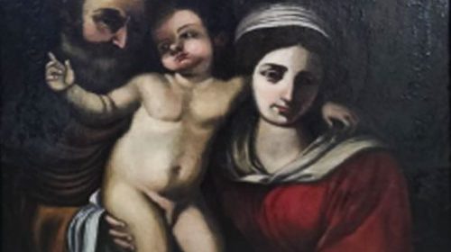 tela sacra famiglia onofrio gabrieli