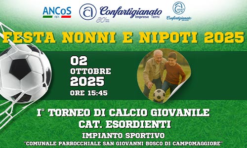 festa nonni nipoti 2025 terni torneo calcio