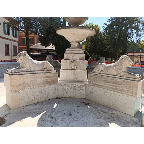 Fontana Leoni Ospedale Militare Celio a Roma