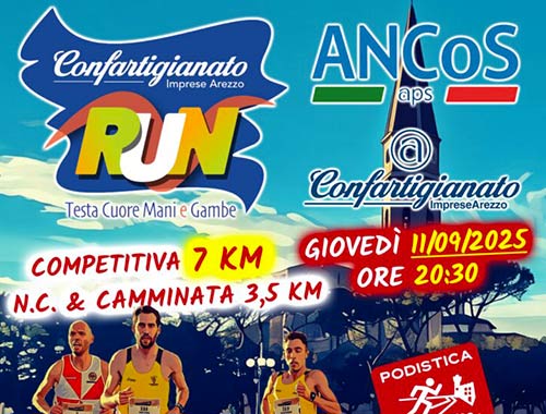 gara podistica 2025 arezzo confartigianato run