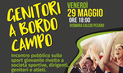 genitori a bordo campo