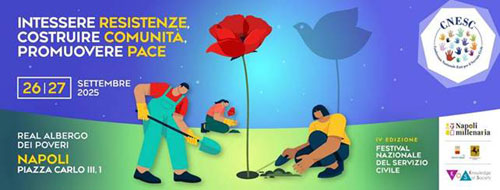promuovere pace il festival del servizio civile napoli 2025