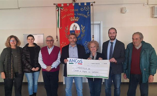 La donazione Ancos Aps Ravenna al Comune di Sant'Agata sul Salterno