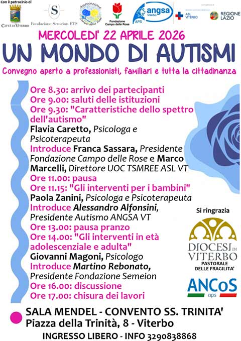 programma un mondo di autismi
