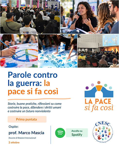 cnesc parole contro la guerra