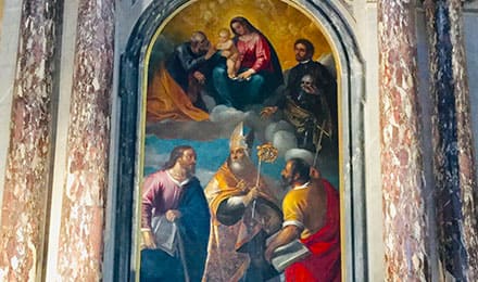 Trittico Madonna con Bambino