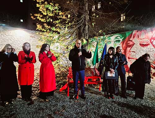 panchina rossa consolato italiano bruxelles