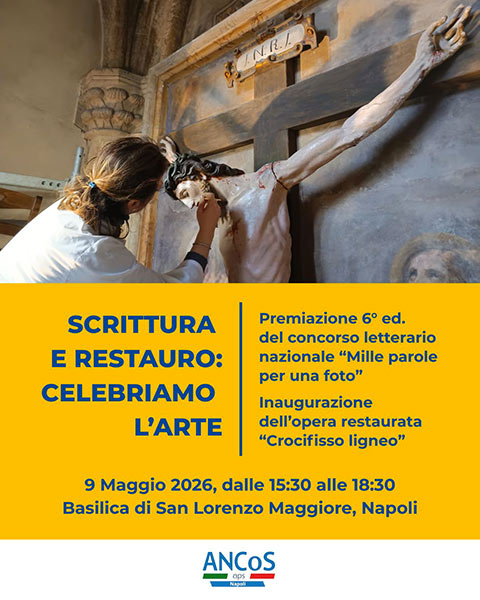 programma mille parole per una foto e cristo ligneo napoli