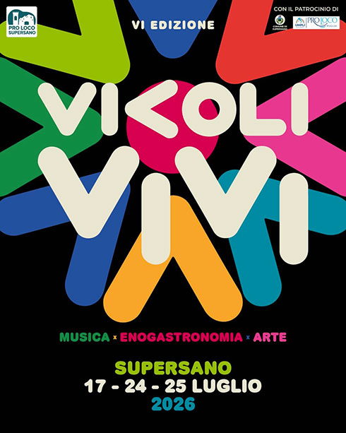 programma supersano 2026 vicoli vivi
