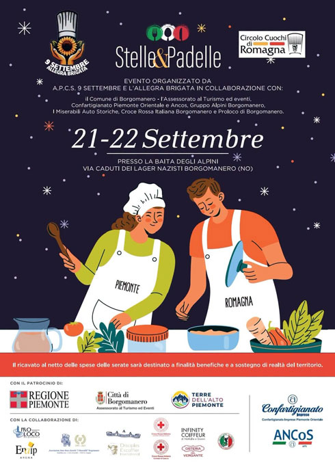 programma borgomanero stelle e padelle