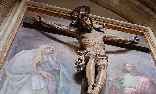restauro cristo ligneo ancos napoli