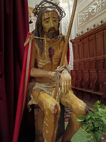 cristo deriso prima del restauro