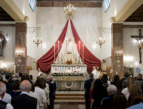 santa messa chiesa ss maria addolorata