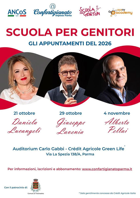 locandina programma scuola per genitori