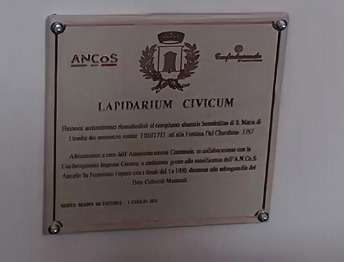 targa lapidorium civicum