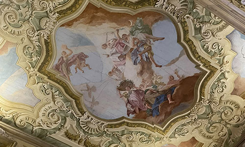 affreschi di villa pisani